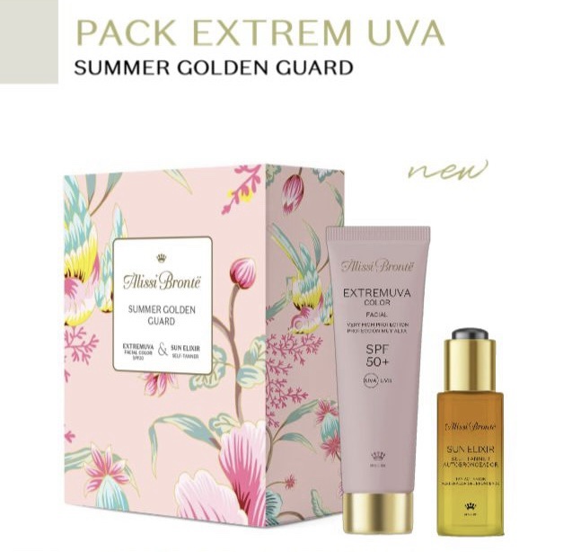 Extremeuva Facial SPF50+
Con color Protección muy alta 
Edición Limitada ALISSI BRONTE