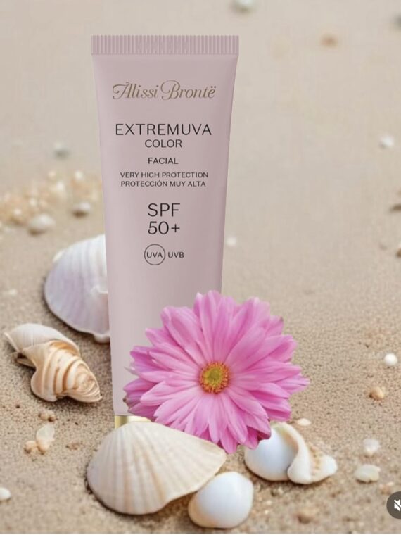 Extremeuva Facial SPF50+
Con color Protección muy alta
Edición Limitada ALISSI BRONTE